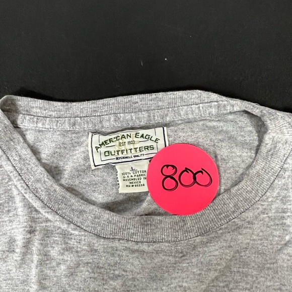 Vintage American eagle outfitters shirt mens large gray short sleeve earth day - Picture 13 of 15